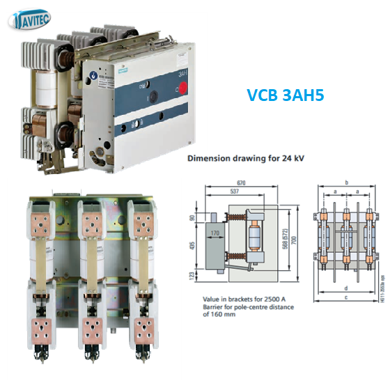 Máy cắt chân không VCB 3AH